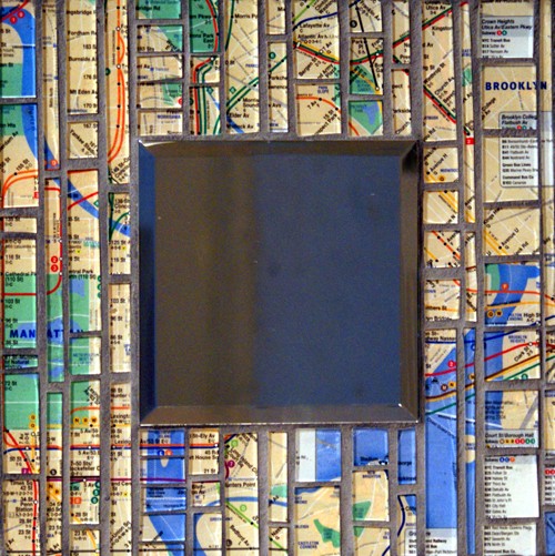 Subway Map Mirror